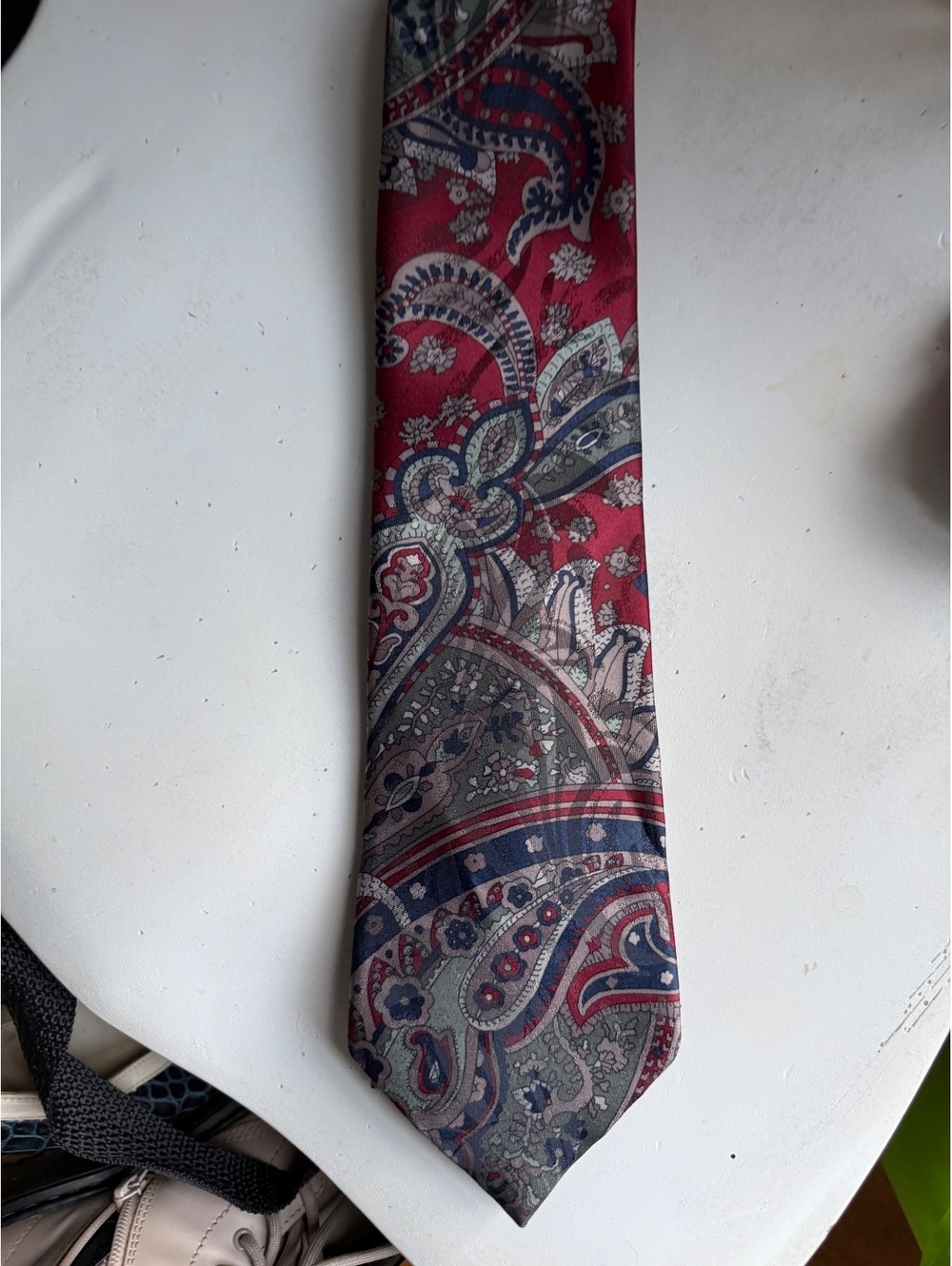 Oscar de la Renta Studio Paisley Patterned Tie